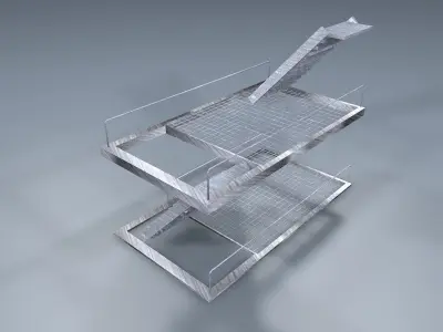 Iron Base Free low-poly 3D model