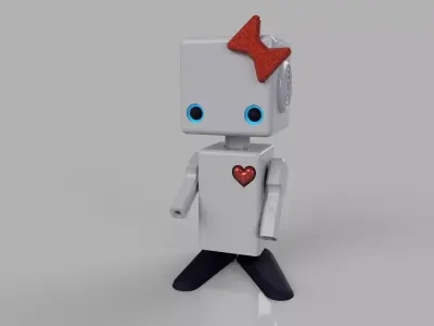 cute robot scifi 3D print model purchase