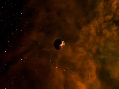 Radiative Instability Basin Nebula HDRI 16k seamless 3D model
