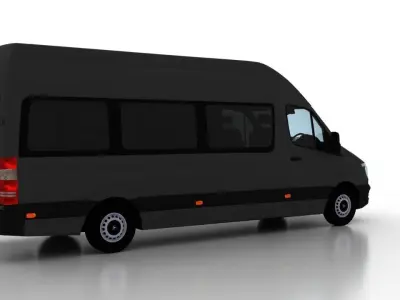 Mercedes Benz Sprinter L3H3 2015 Passenger UK 3D model