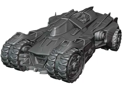 1-70 SCALE BATMAN ARKHAM KNIGHT BATMOBILE 3D print model purchase