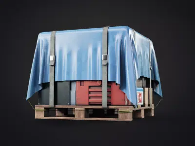 Big Air Drop Low-poly 3D model purchase