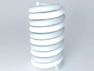 double spring Free 3D model