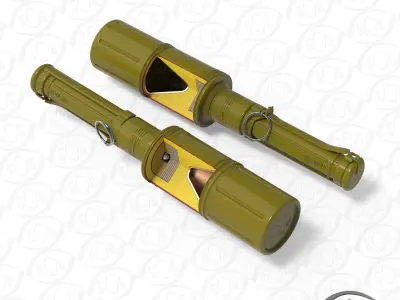 RKG 3 Soviet hand antitank cumulative grenades prinable moulage 3D model