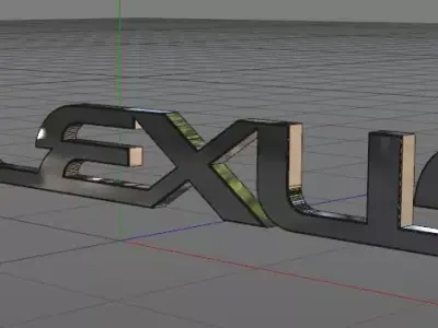 Logo Lexus Free 3D model