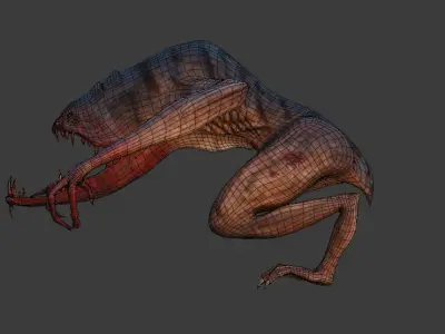 Creature Free low-poly 3D model purchase