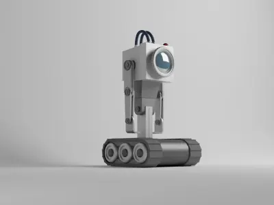 Butter Robot rick and morty 3D model