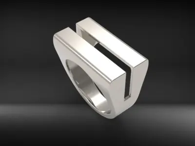 Woman Ring special Model 3D Model 3D print model