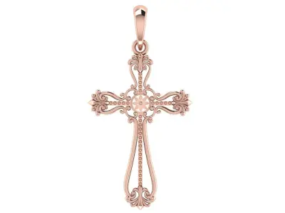 CROSS PENDANT CR68 3D print model