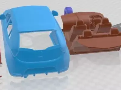 MG 3 2014 Printable Car  3D print model