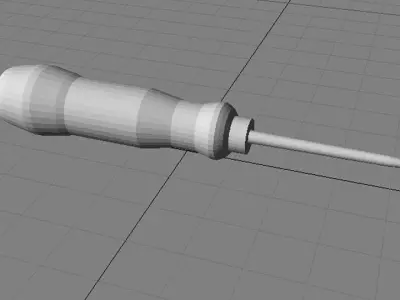 Craftsman Handtools - Awl 3D model