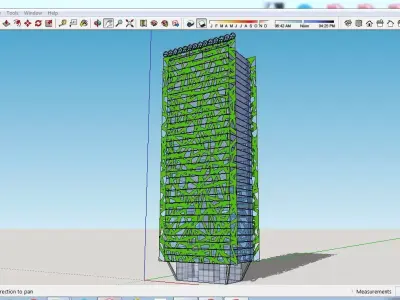 Sketchup Tower B9 Free 3D model