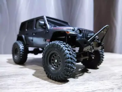 Mini-Z 4x4 Jeep Front Bumper 2 Designs 3D print model