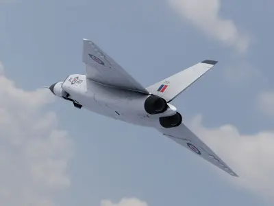 CF-105 Avro Arrow 3D model
