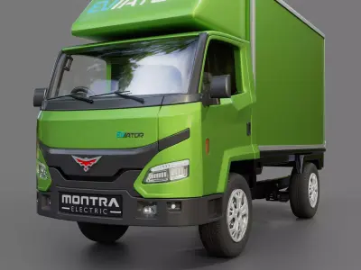 Montra Electric Eviator Truck Free 3D model