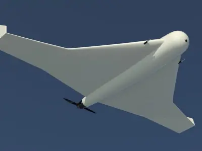 Russian Kamikaze Drone Kalashnikov 3D model