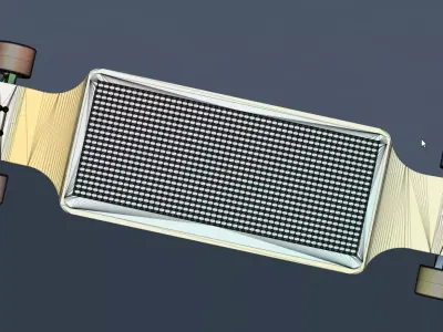 Langboard Low-poly 3D model