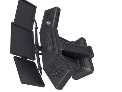 Industrial Sci Fi Engine - science fiction Engine - engine 3D print model purchase