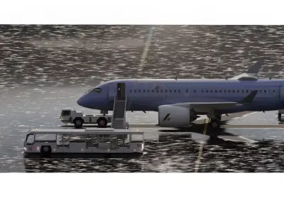 Airbus A220-100 3D model
