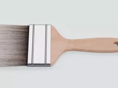 Brush V3 - Wide Flat Painting Tool 3D model