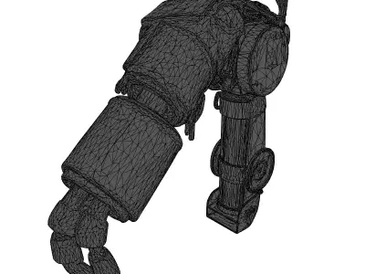 Steampunk Robotic Arm Prosthetic 3D model