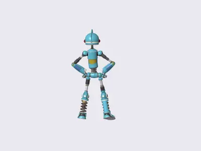 Robot Rodney Toys Free 3D model