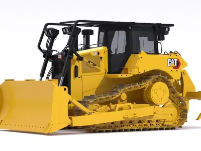CAT Medium Dozers D6 Tier 4  Stage V 3D model