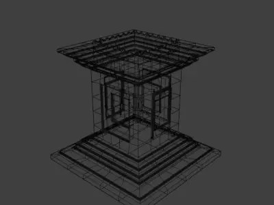 Tulsi planter - 3d model 3D model