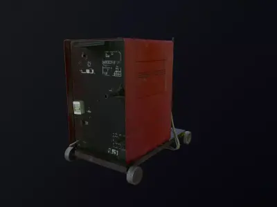 Welding mashine Low-poly 3D model
