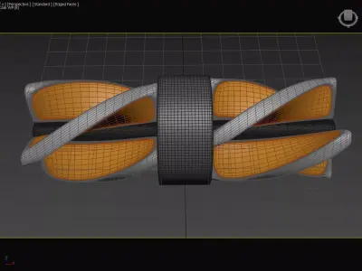 Wind and Solar Combined - Concept 3D model