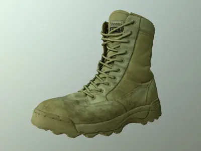 Military Boots collection 3D Model Pack