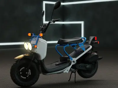 Honda Ruckus 2023 Model 3D model