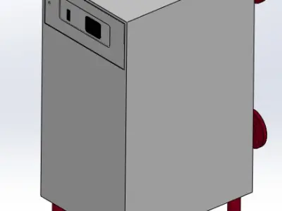 ThermoMax Flexi Heat boiler 89kW Low-poly 3D model