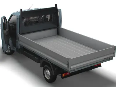 Peugeot Boxer SingleCab Tipper HQInterior 2023 3D model