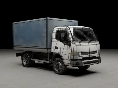 Mitsubishi Fuso Low-poly 3D model