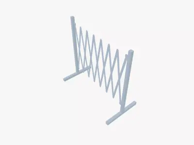 Barricade Low-poly 3D model buy