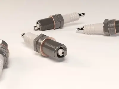 Spark Plug 3D model get