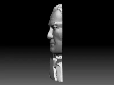 ataturk portrait 3D print model purchase