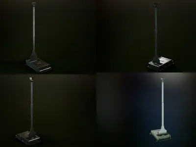 Shooting targets pack Low-poly 3D model