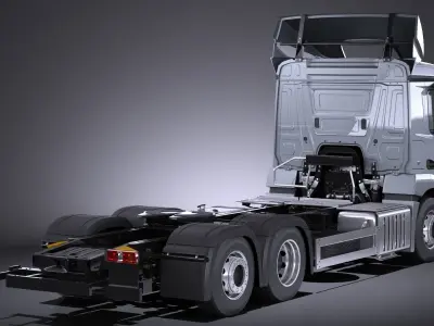 Mercedes Antos Double wheels 2016 3D model