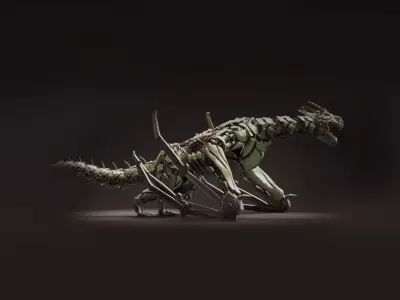 Mecha Dragon 3D model