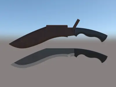 Intario ICK-Gurkha-P3 Low-poly 3D model