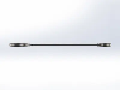 Chave Combinada 25mm Combination Key 3D model