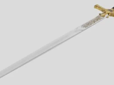 king david sword Free low-poly 3D model