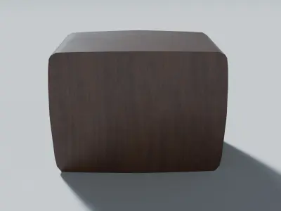 Retro Radio Low-poly 3D model