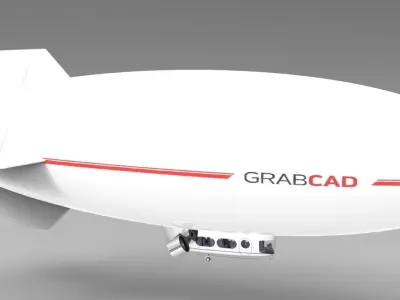 Airship Industries Skyship 500 Free 3D model