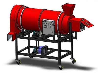 Rotary Dryer 3D model
