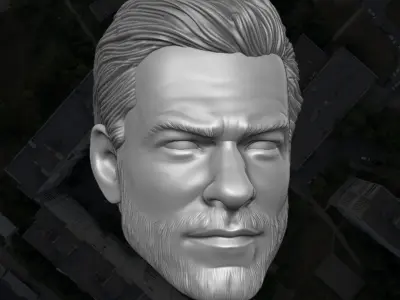 Jack Reacher Fan Art 3D Printables for Action Figures 3D print model