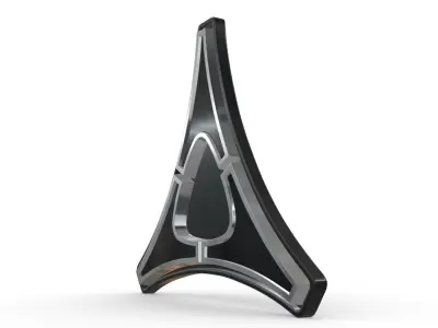 Dodge new Logo 3D model by 3dlogoman