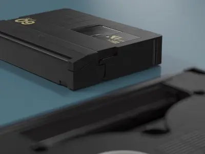 Compact MiniDV Tape 3D model